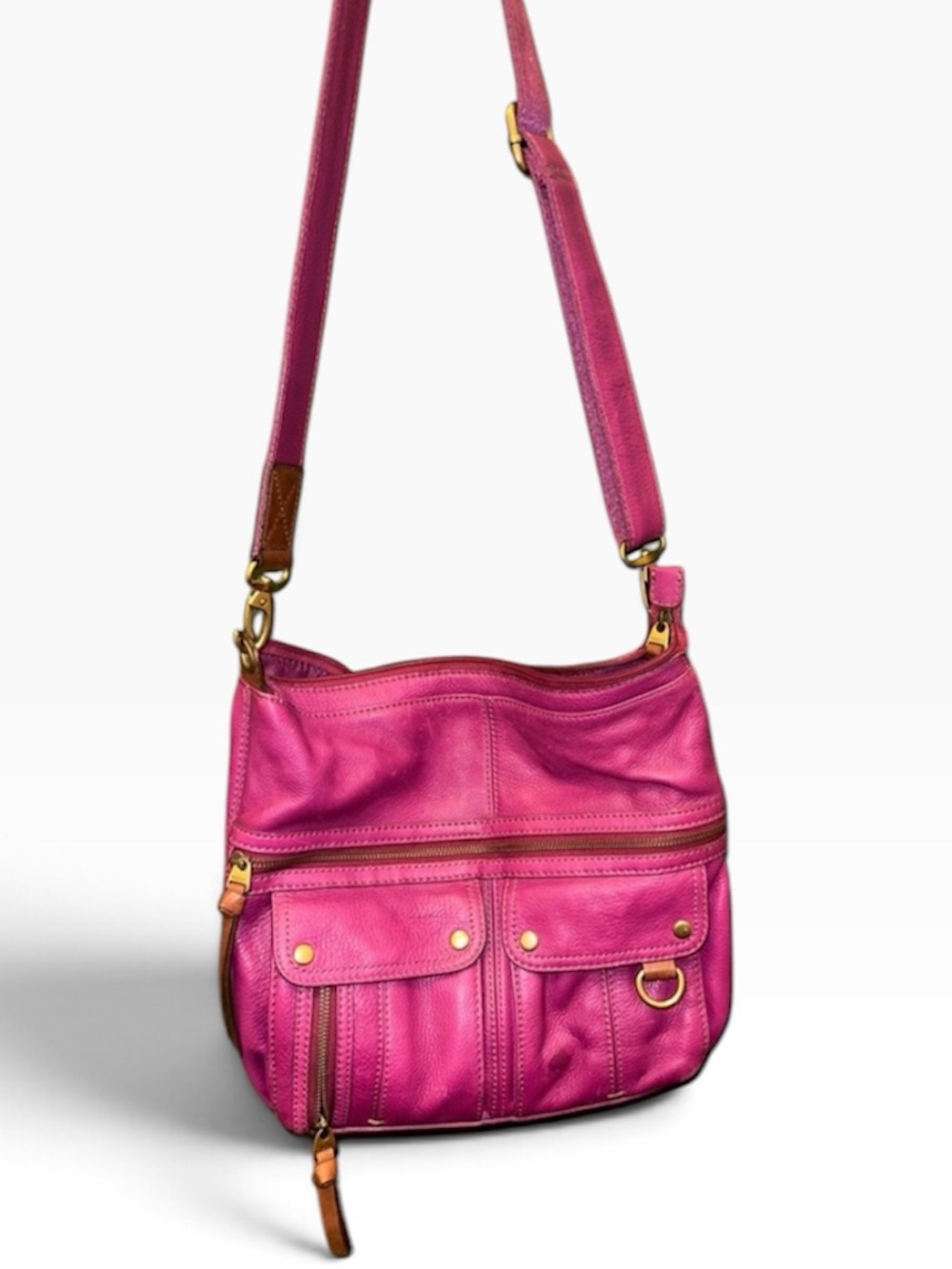 Upcycled Leather Satchel Crossbody Bag Y2K Purse Plum